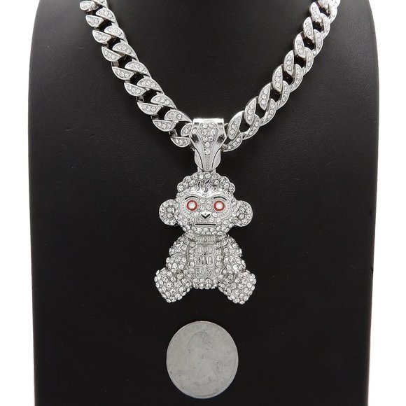 Iced NBA Young Baby Hip Hop Pendant  & Necklace - Picture 1 of 10